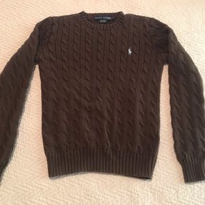 Chocolate Ralph Lauren Classic Crew
